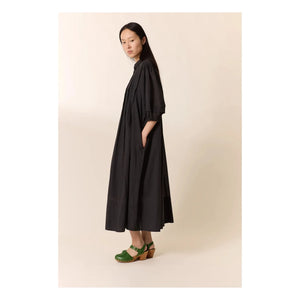 Leon & Harper - Roca Kleid aus Bio-Baumwolle | Carbon