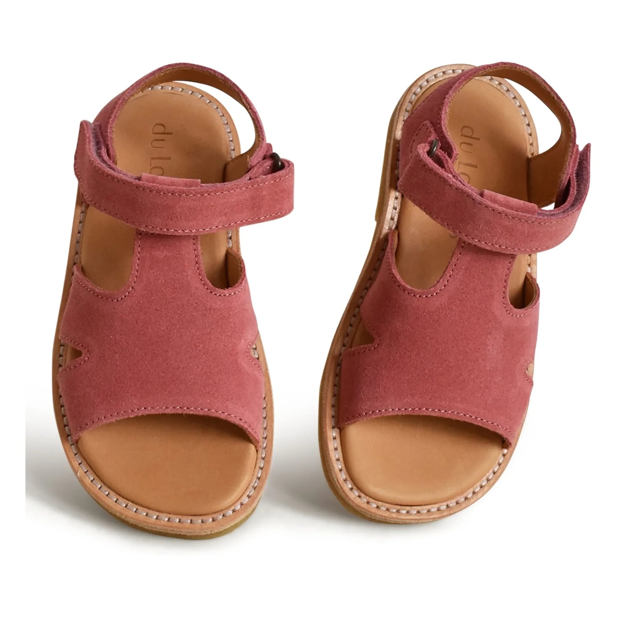 du Loua - Du Alfie Süet Sandaletler | Rosewood