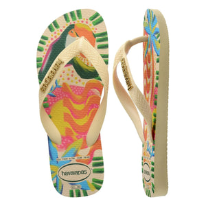Havaianas - Top Ginga Bossa parmak arası terlik | Krem