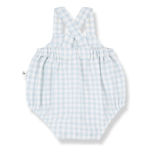 1+ in the family - Patras Vichy Seersucker Jumpsuit | Light Blue