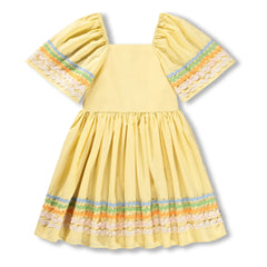 Molo – Clotilde Kleid aus Bio-Baumwolle | Hellgelb