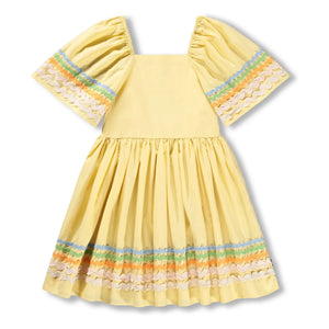 Molo – Clotilde Kleid aus Bio-Baumwolle | Hellgelb