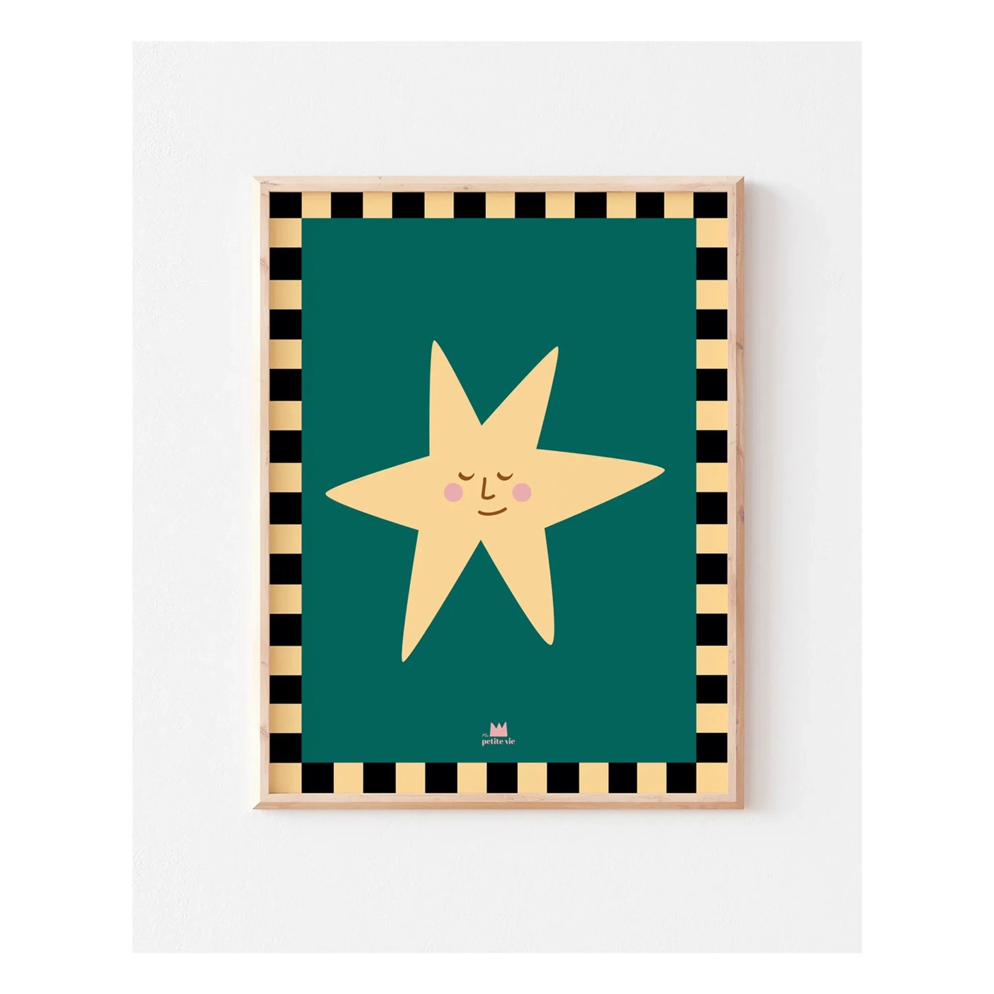 Ma petite vie - Pop Star Poster | Dunkelgrün