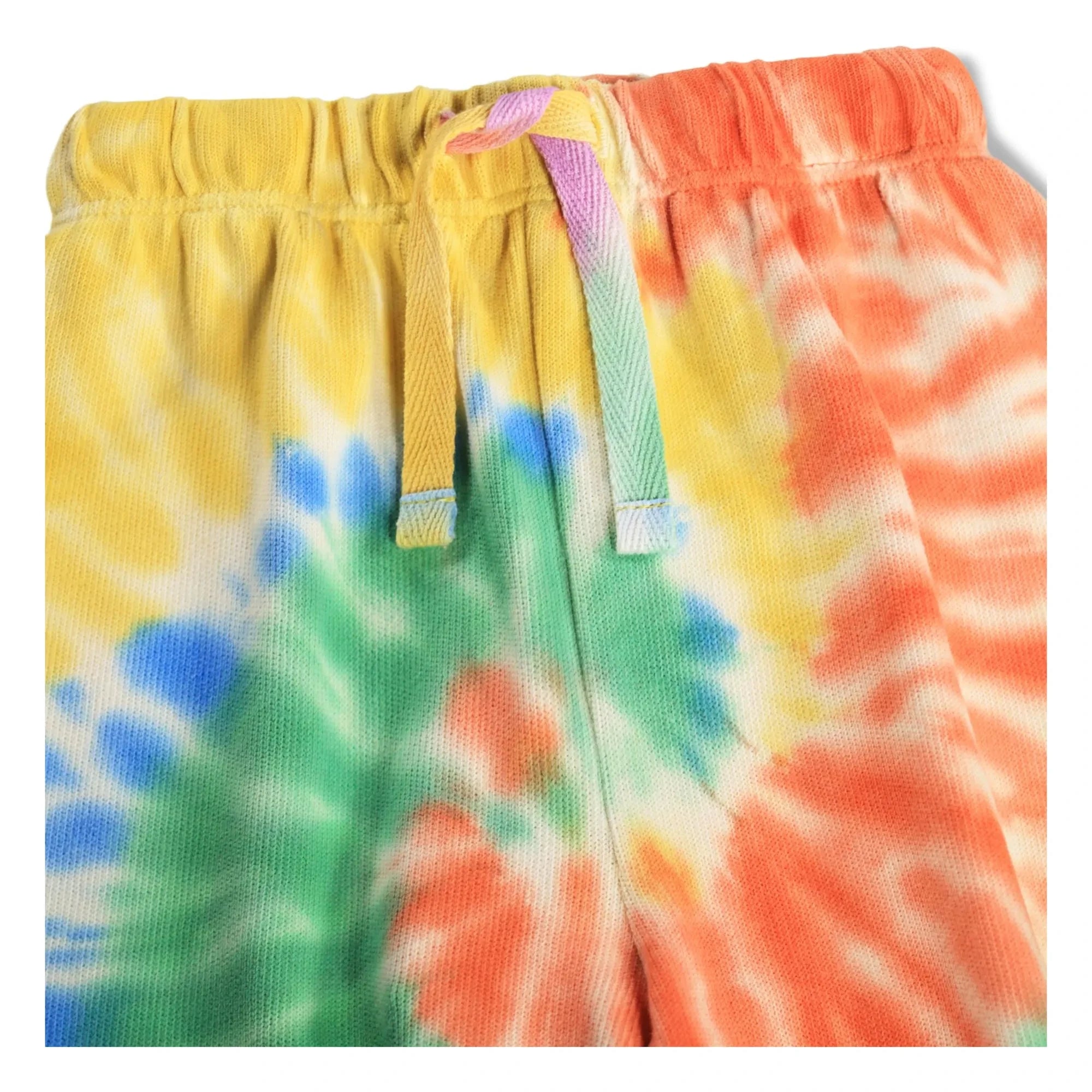 Molo - Simeon Batik Patterned Organic Cotton Jogger | Yellow