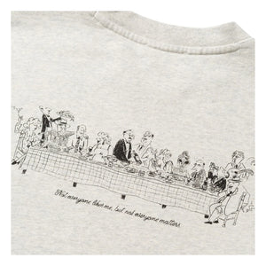 Edmmond Studios - Baumwoll-Rundhals-Sweatshirt | Creme