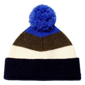 Gosoaky - Striped Busy Bug Beanie | Navy Blue