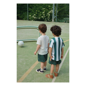 Konges Sløjd - Striped T-Shirt Recycled Fibres | Green