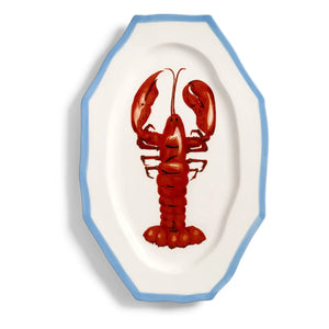 &Klevering - Porselen tabak Siren Lobster | Kırmızı