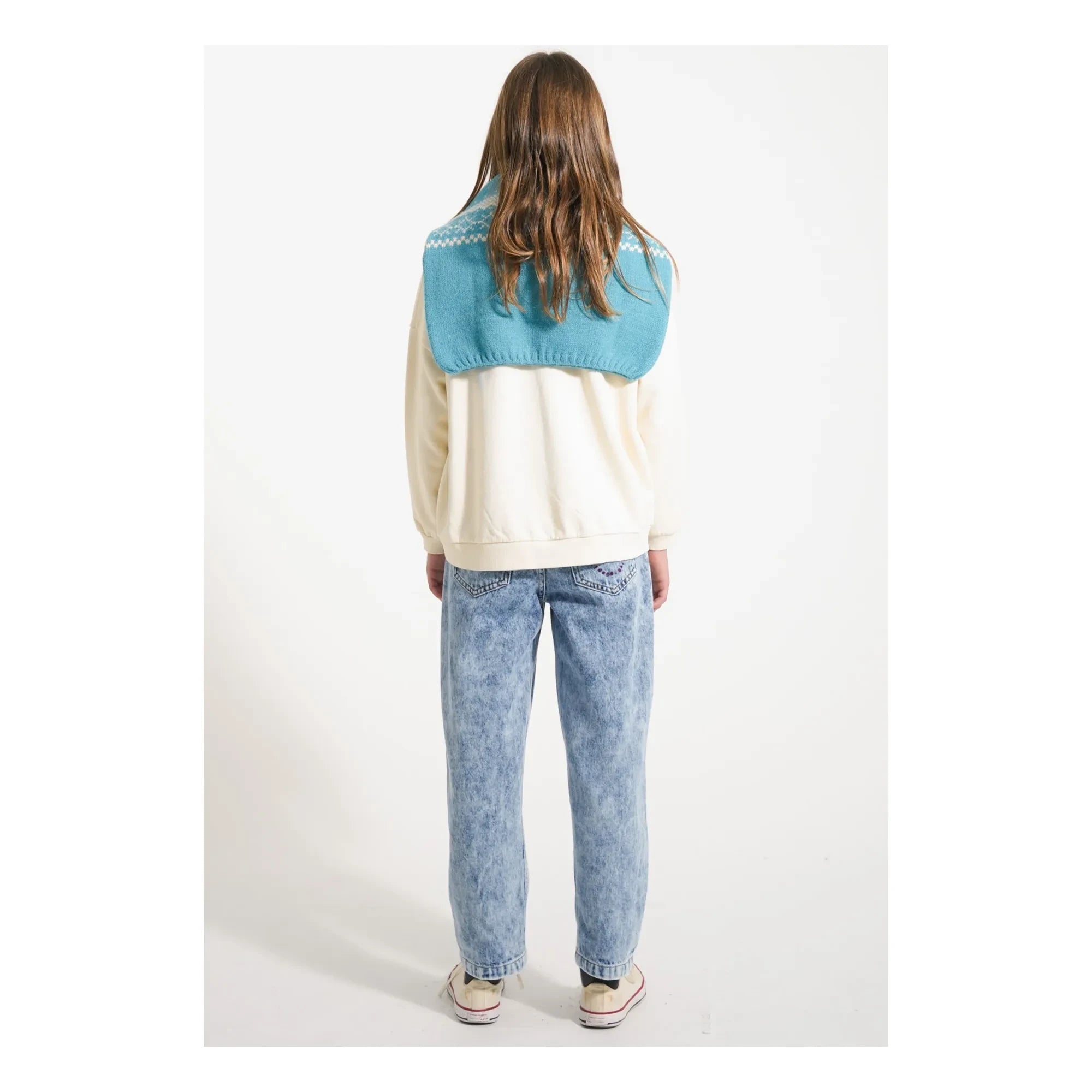 Piupiuchick – Ausgewaschene Mom Jeans | Hellblau