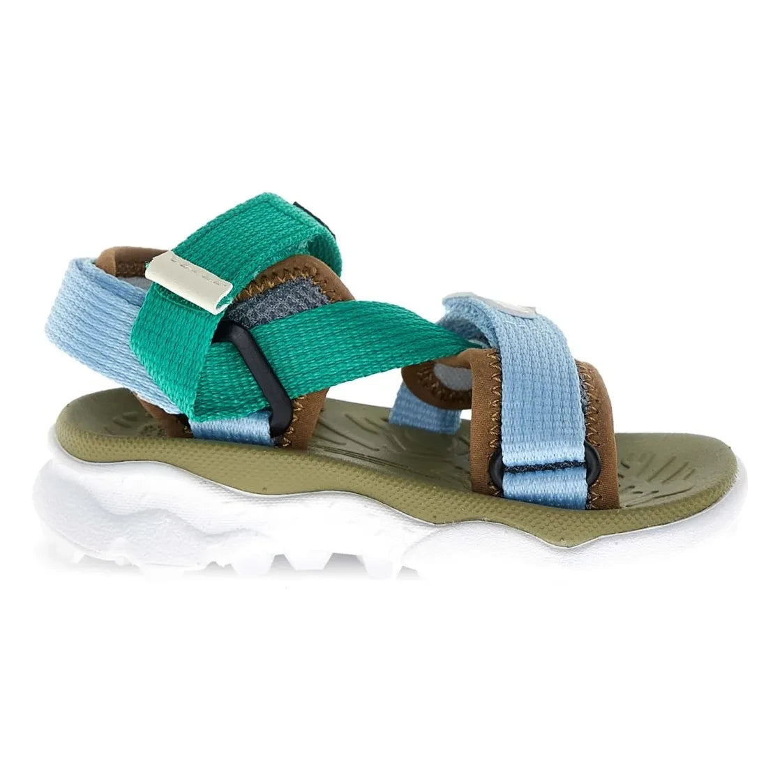 Flower Mountain - Nazca 2 Junior Sandaletler | Mavi Yeşil