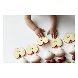 Oli & Carol - Pepita Apple Teething Ring | Yellow