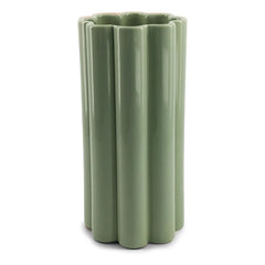 The Socialite Family - Duetto Solo Ceramic Vase | Almond Green