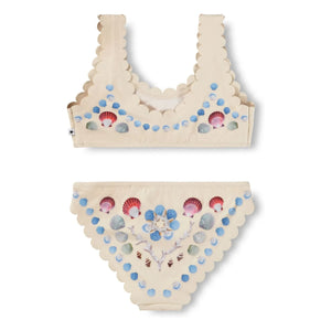 Molo - Nolina Coquillages Recycled Fiber Swimsuit | Nude