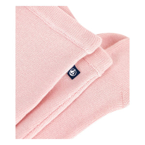 Petit Bateau - Yünlü Fileli Ayaklı Tayt | Pembe