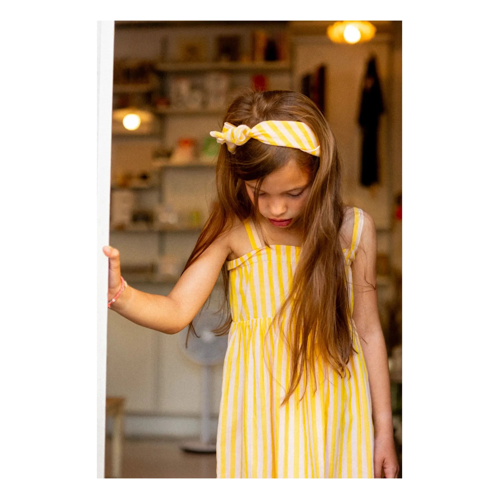 Louis Louise - Kleid Aimée Rayée | Gelb