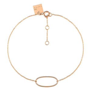 Ginette NY - Ellipsenarmband | Roségold
