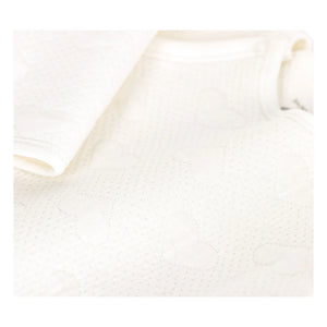 Petit Bateau - Pyjamas Dors Bien Tubique Organik Pamuk | Beyaz