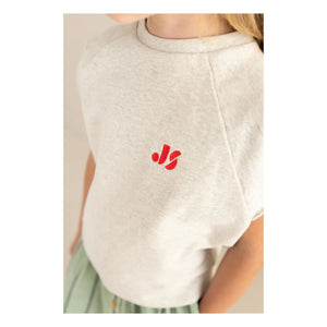 Jenest - Joey 21 organic cotton tank top sweatshirt | Light gray