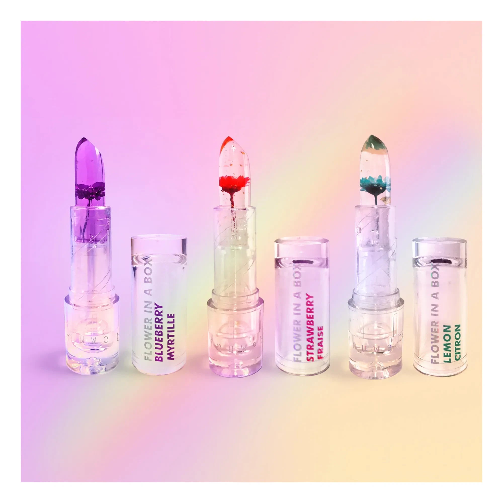 Inuwet - Lippenstift "Kleine Blume" Heidelbeere - 3,5 g | Violett