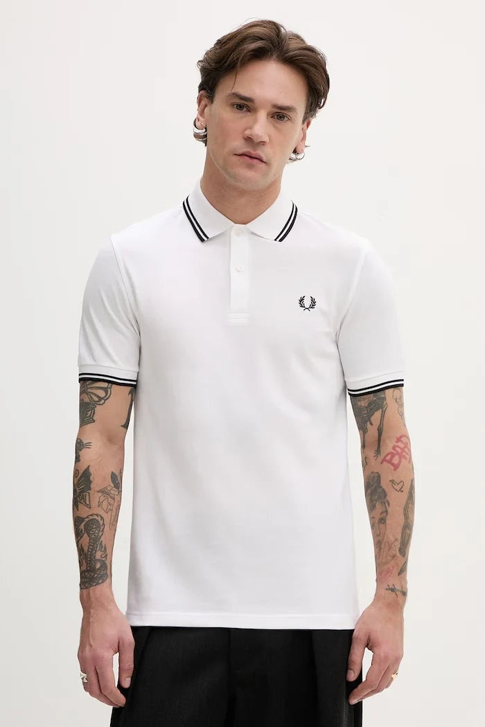 Fred Perry Twin Tipped Shirt Yakalı Pamuklu Tişört