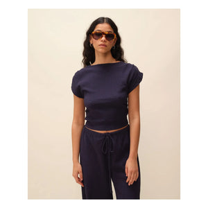 Nitah - Leila Top | Navy Blue