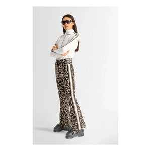 Fusalp - Elancia Leopar Spindle Kayak Pantolonu | Açık kahverengi
