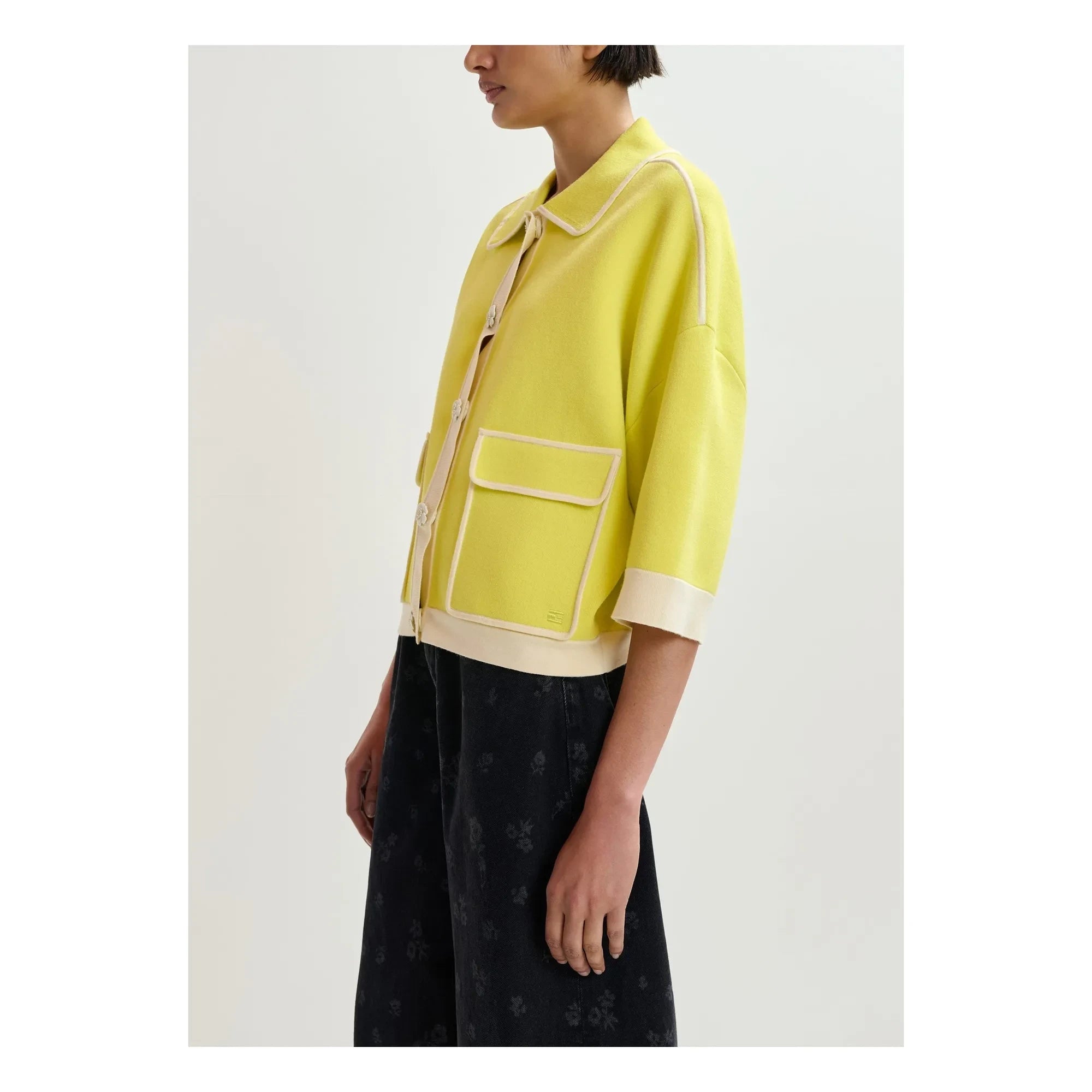 Essentiel Antwerp - Jugly Strickjacke | Zitronengelb