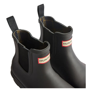 Hunter - Chelsea Boots Original Tartan Gummi | Schwarz