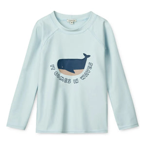 Liewood – Noah UV-Schutz-T-Shirt Recycelte Fasern | Hellblau