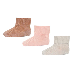 Mp Denmark - Ida Socken - 3er-Pack | Rosa