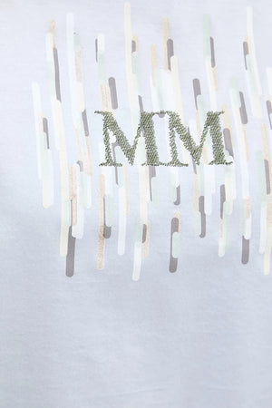MM by Max Mara pamuklu kadın tişört FUNALE