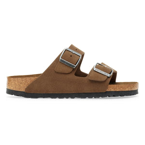 BIRKENSTOCK - Arizona Sandalen aus weichem Wildleder | Braun