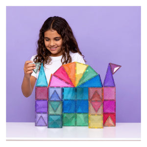 Connetix - Glitter Castle paketi | Pastel