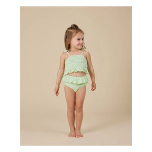 Goldie + Ace - Carreaux Fleurie Bath Brief | Green