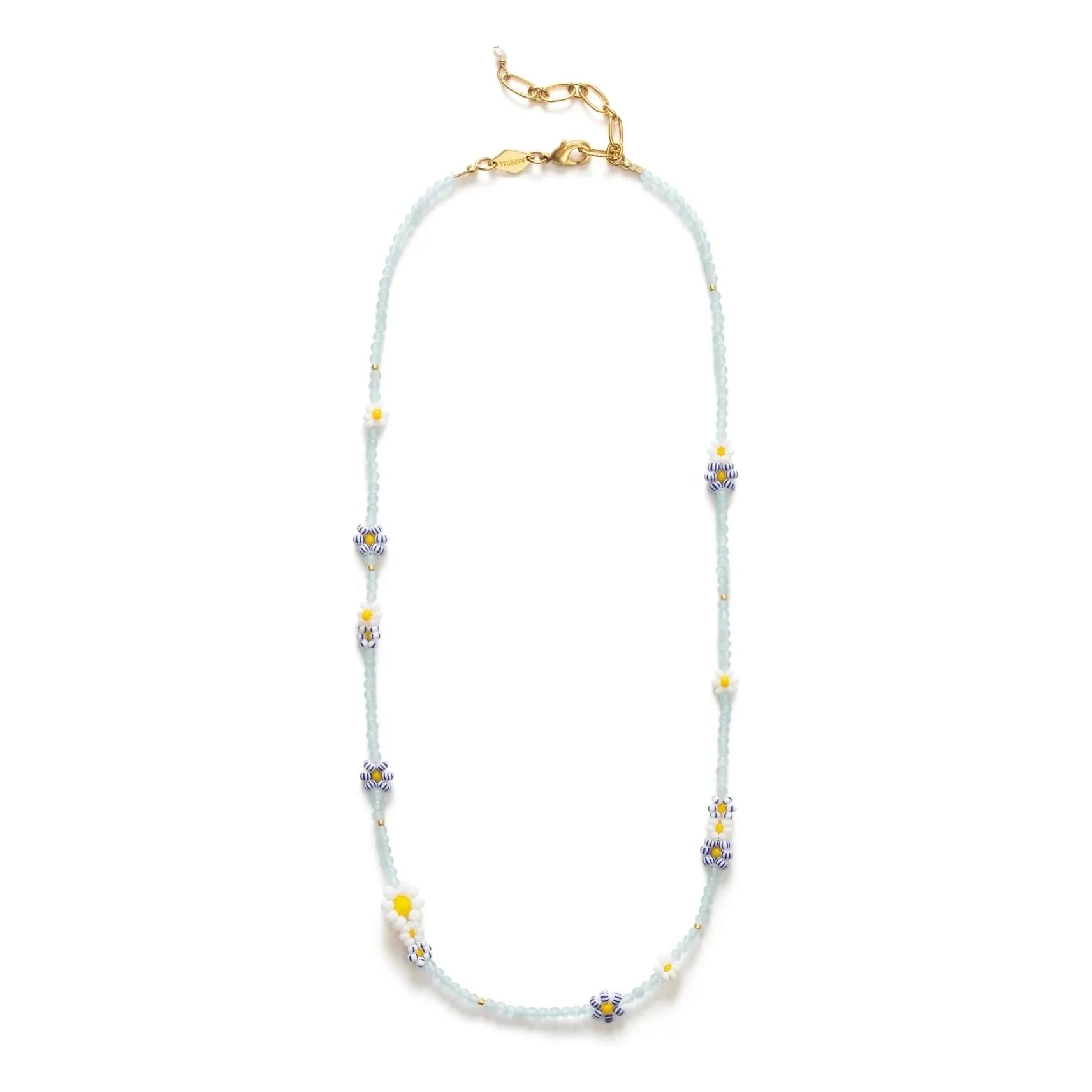Anni Lu - Bluebell Bloom kolye | Mavi