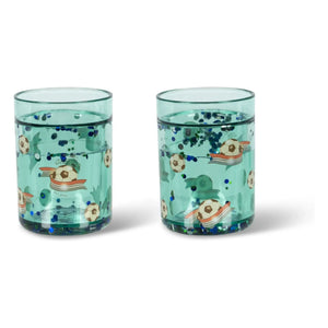 Konges Sløjd - Kick It Glitter Cups - Set of 2 | Blue