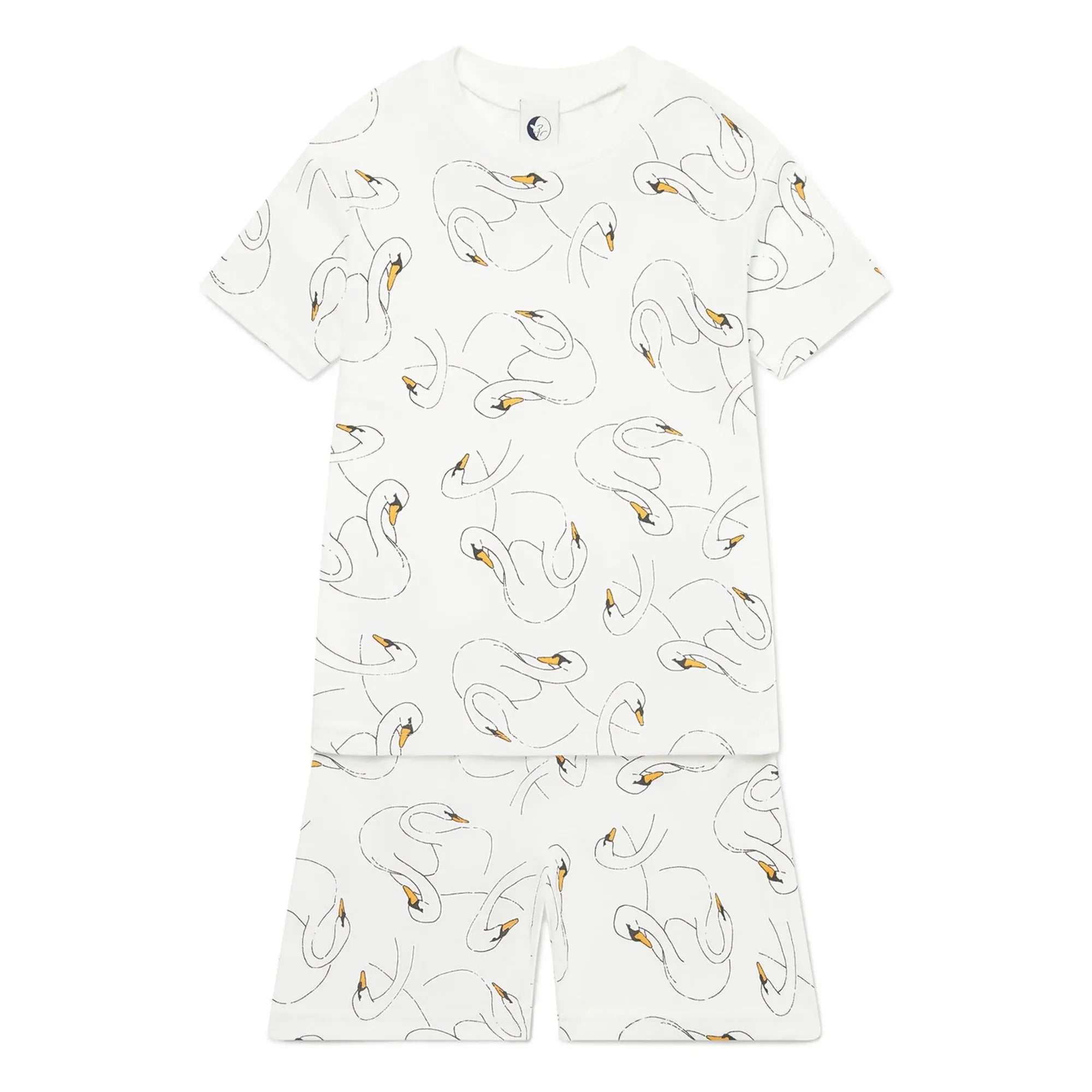 Sleepy Doe - Organic Cotton Short Pajamas | White