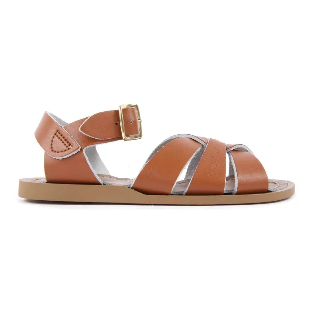 Salt-Water - Original Leather Crossband Waterproof Sandals | Camel