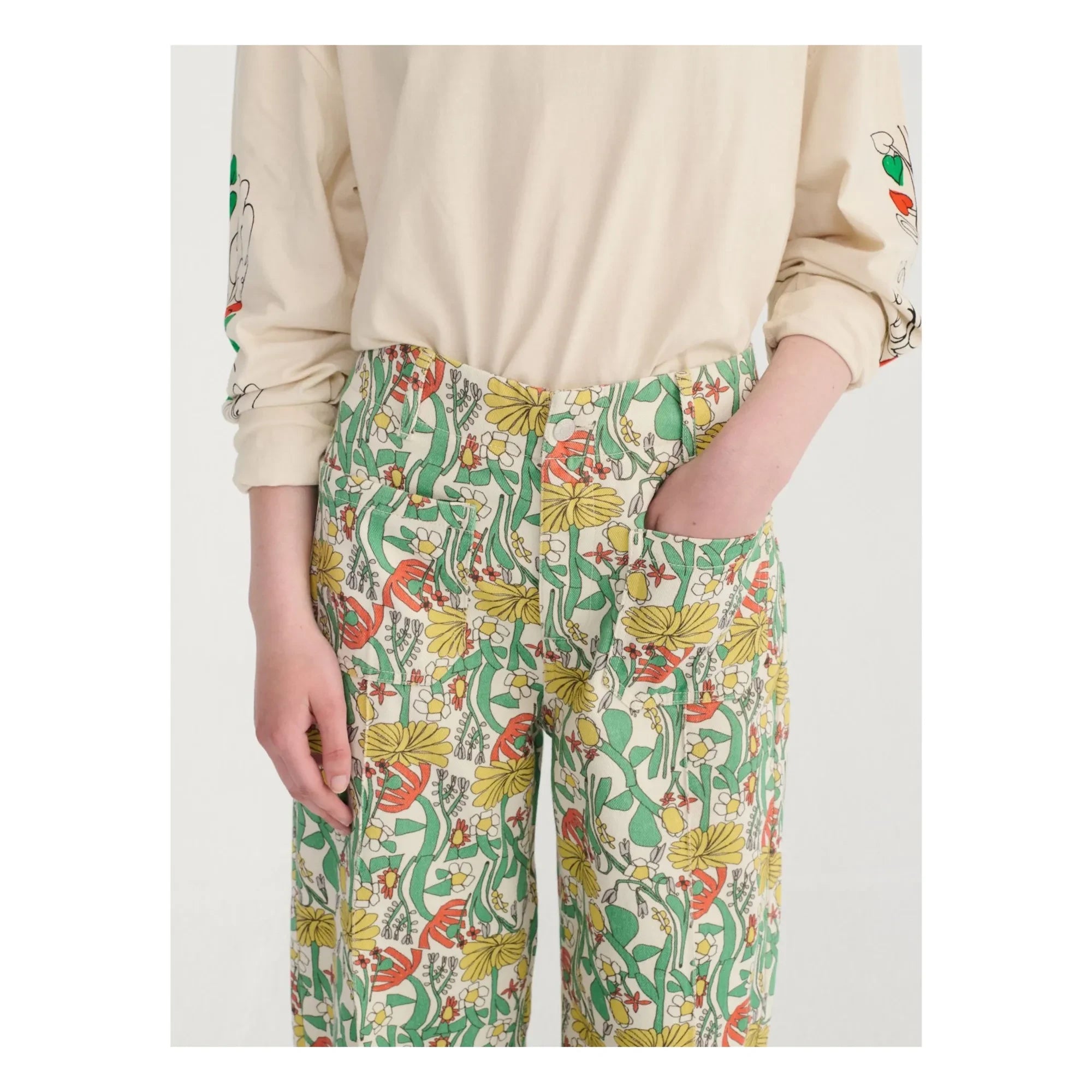 Bobo Choses - Herbalists Bio-Baumwollhose | Grün