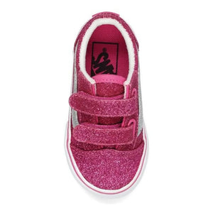 Vans - Old Skool Glitter Scratch Sneakers | Powder Pink