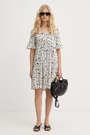 Pamuklu elbise Weekend Max Mara FUOCO