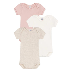 Petit Bateau - 3'lü Body Seti | Pembe