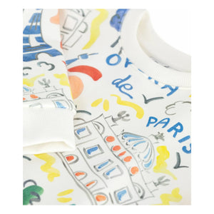 Petit Bateau - Opera sweatshirt | Beyaz