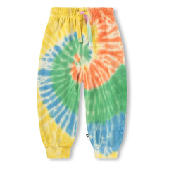 Molo - Simeon Batik Patterned Organic Cotton Jogger | Yellow