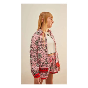 Fabula - Rosa Bandana Hemd