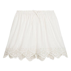 Louise Misha - Organic Cotton Boxi Shorts | White