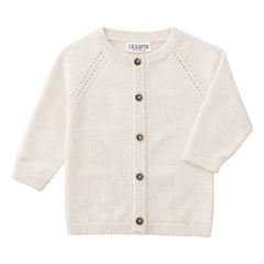 Lililotte - Victoria Mini Organik Pamuk Hırka | Ekru