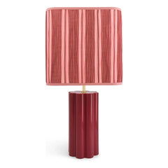 The Socialite Family - Gioia ceramic table lamp, Lisa Corti x The Socialite Family | Burgundy