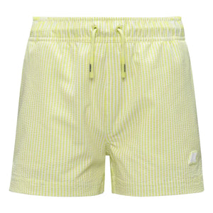 K-way – Badeshorts Hazel Beach gestreift | Gelb