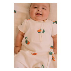 Studio Bohème - Jumpsuit Aimé Wassermelone Bio-Baumwolle | Ecru